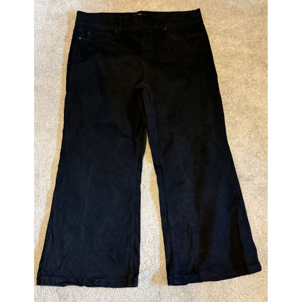 Spanx Women's Size 3X Pull On  Denim Jeans  Black